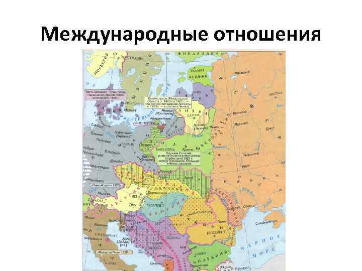 Международные отношения 