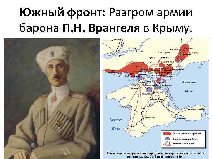 Южный фронт: Разгром армии барона П. Н. Врангеля в Крыму. 