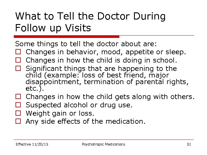 What to Tell the Doctor During Follow up Visits Some things to tell the