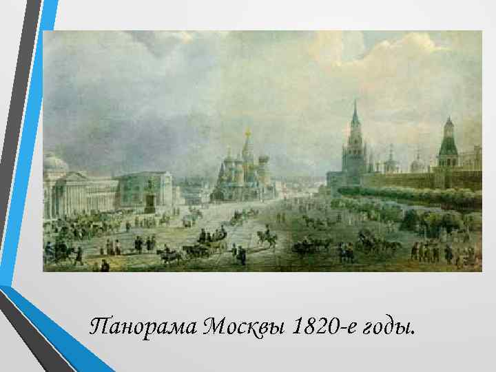 Панорама Москвы 1820 -е годы. 