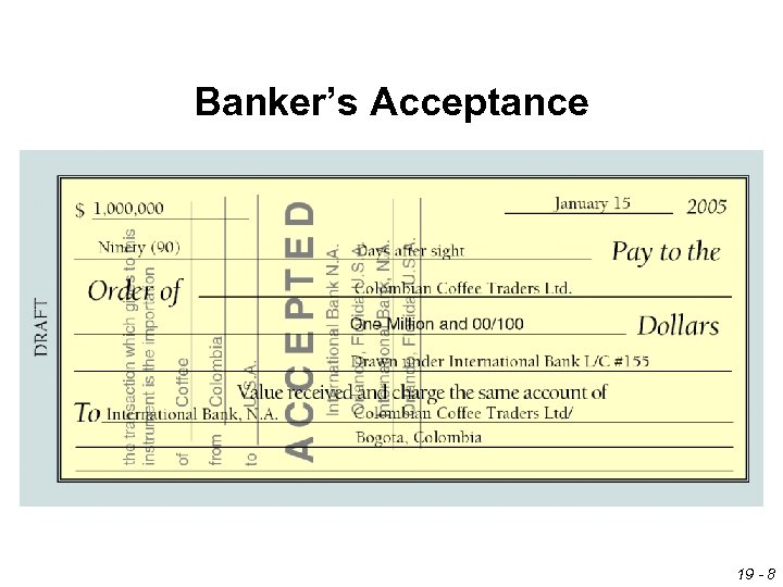 Lecture 26 Financing International Trade Chapter Objectives