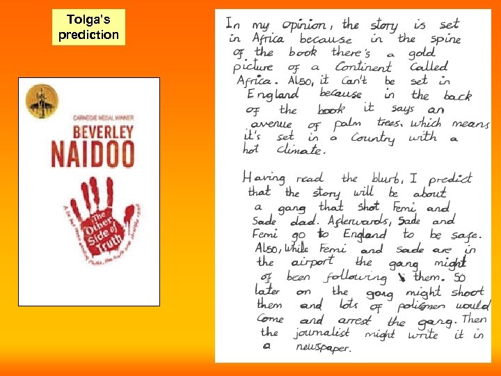 Tolga’s prediction 