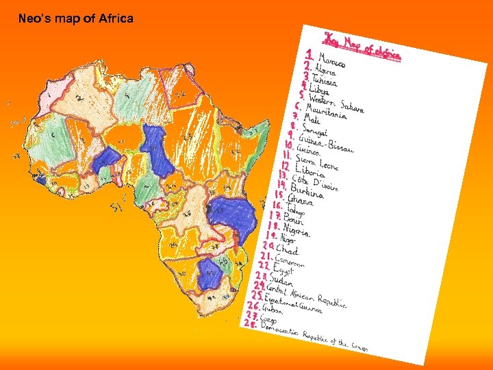Neo’s map of Africa 