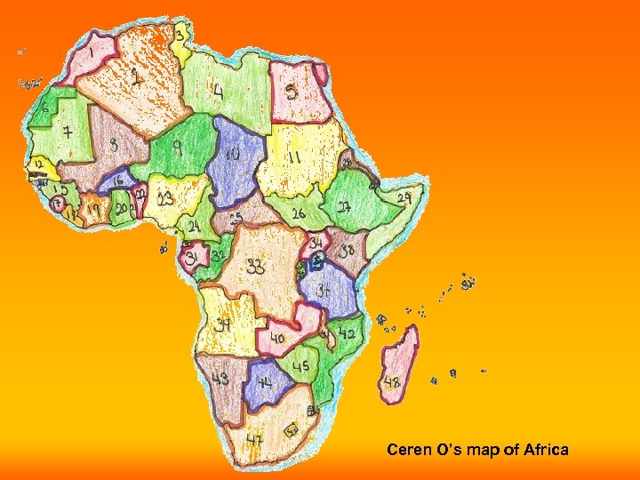 Ceren O’s map of Africa 