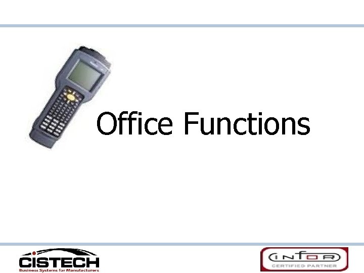 Office Functions 