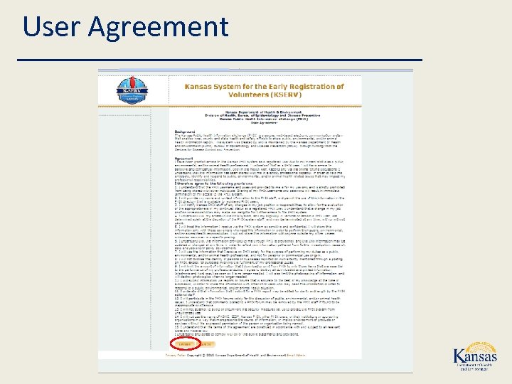User Agreement 