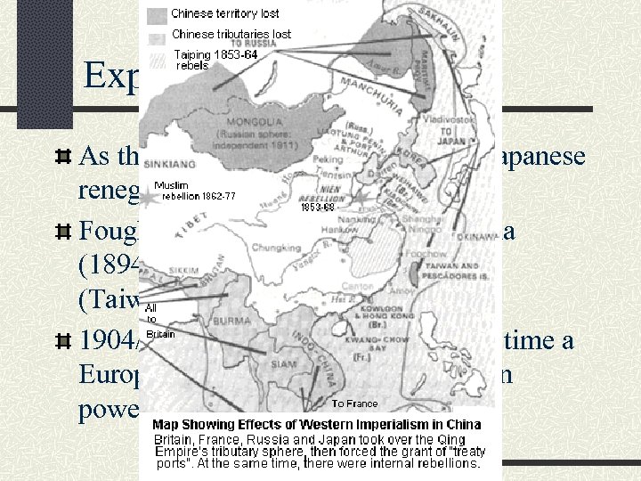 Expansion in the Pacific As they became more powerful the Japanese renegotiated or cancelled