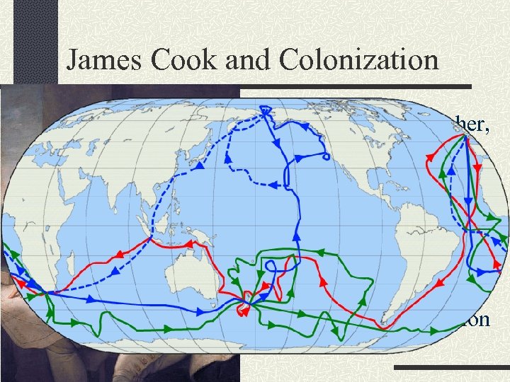 James Cook and Colonization was a British explorer, navigator, cartographer, and captain in the