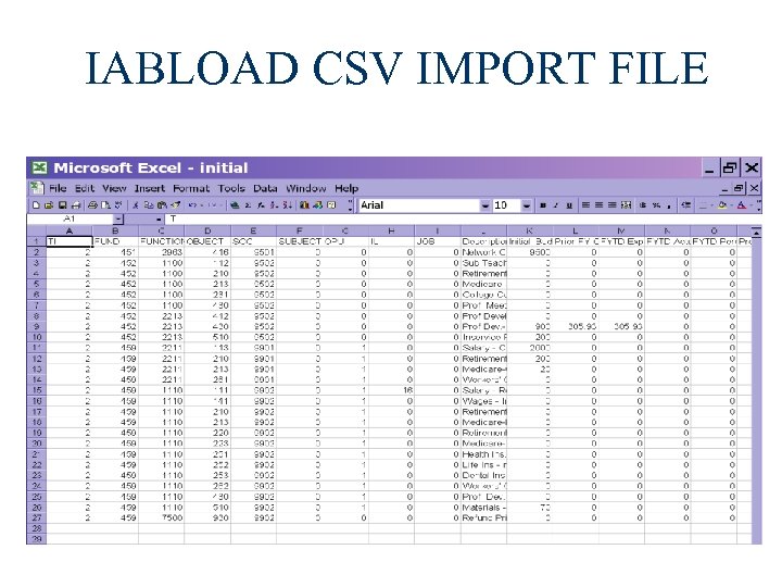 IABLOAD CSV IMPORT FILE 