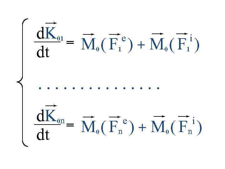 d. K = e i M ( F ) + M ( F )