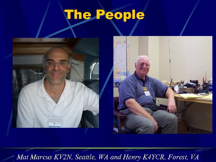 The People Mat Marcus KV 2 N, Seattle, WA and Henry K 4 YCR,