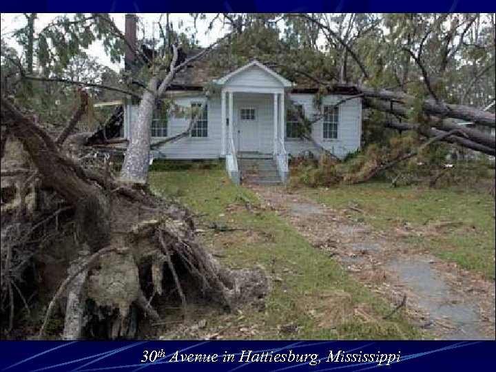 30 th Avenue in Hattiesburg, Mississippi 