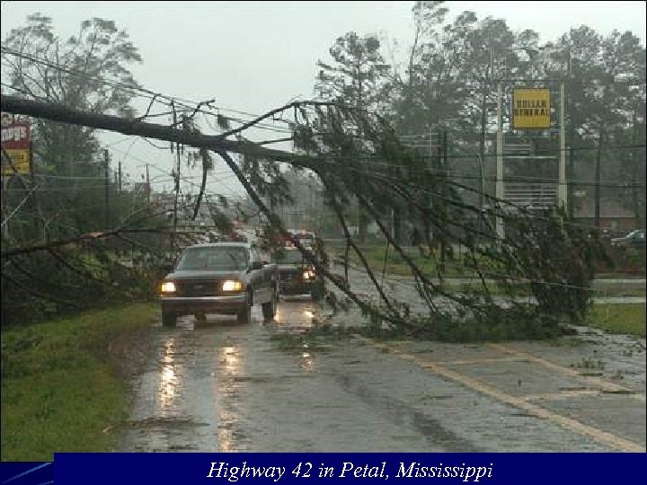 Highway 42 in Petal, Mississippi 