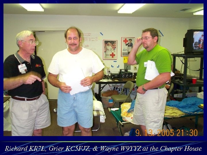 Richard KR 7 L, Grier KC 5 FJZ, & Wayne W 9 YYZ at