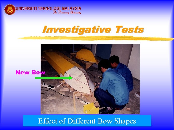 Investigative Tests New Bow Effect of Different Bow Shapes 