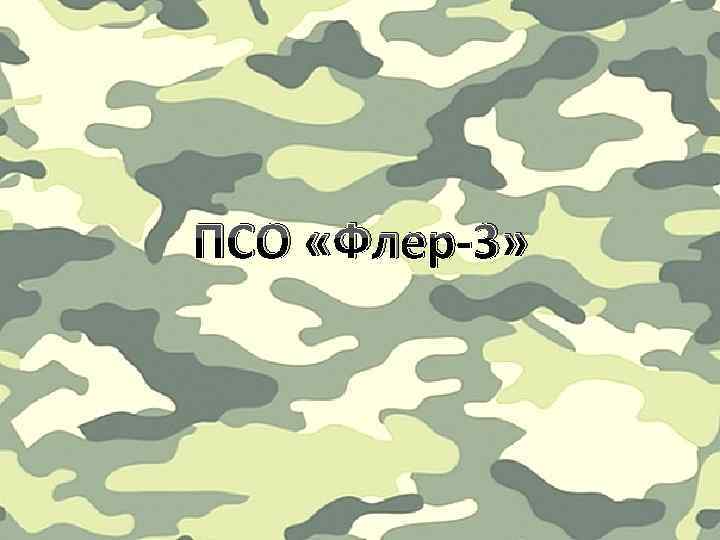 ПСО «Флер-3» 