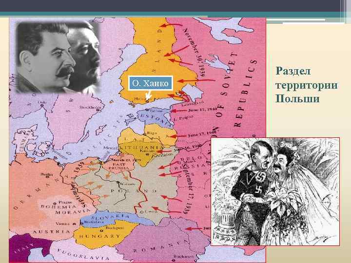О. Ханко Раздел территории Польши 