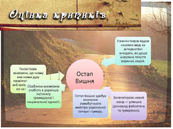 У ранніх творах віддав належне моді на антирелігійні анекдоти, які дещо шокували почуття віруючих