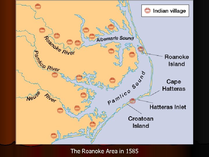 The Roanoke Area in 1585 