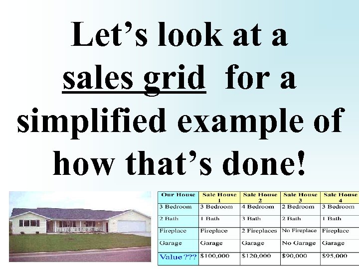 Let’s look at a sales grid for a simplified example of how that’s done!