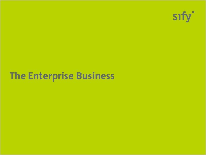 The Enterprise Business 