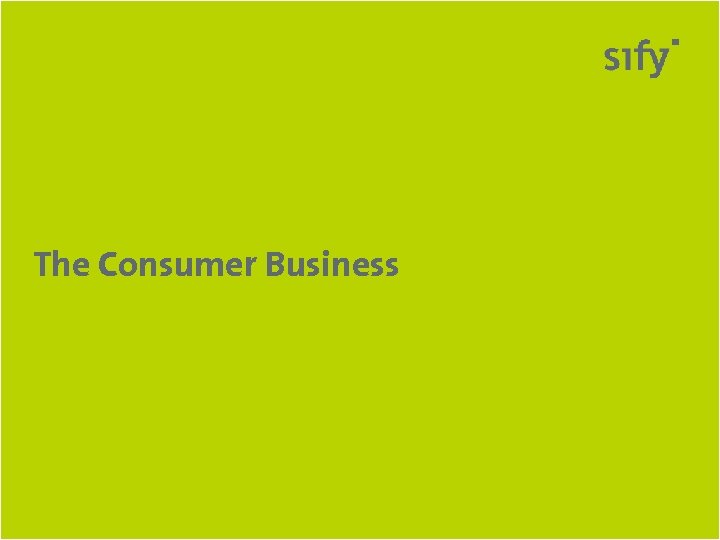 The Consumer Business 