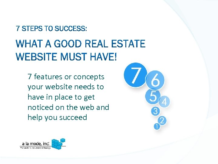 7 features or concepts your website needs to have in place to get noticed
