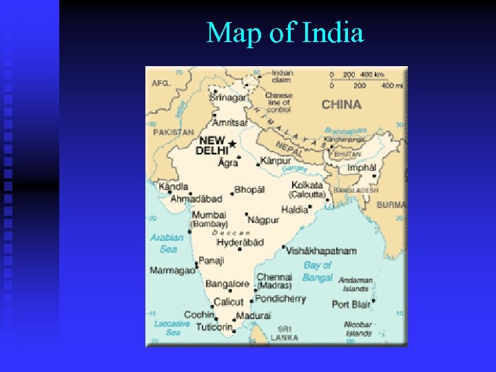 Map of India 