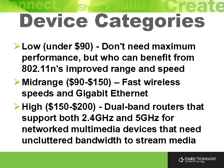 Device Categories Ø Low (under $90) - Don't need maximum performance, but who can