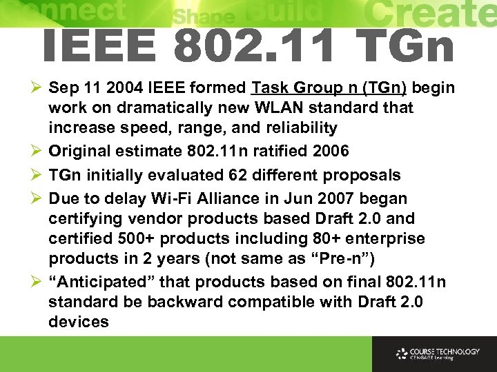 IEEE 802. 11 TGn Ø Sep 11 2004 IEEE formed Task Group n (TGn)