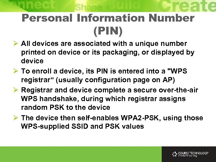 Personal Information Number (PIN) Ø All devices are associated with a unique number printed