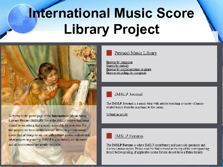 International Music Score Library Project 