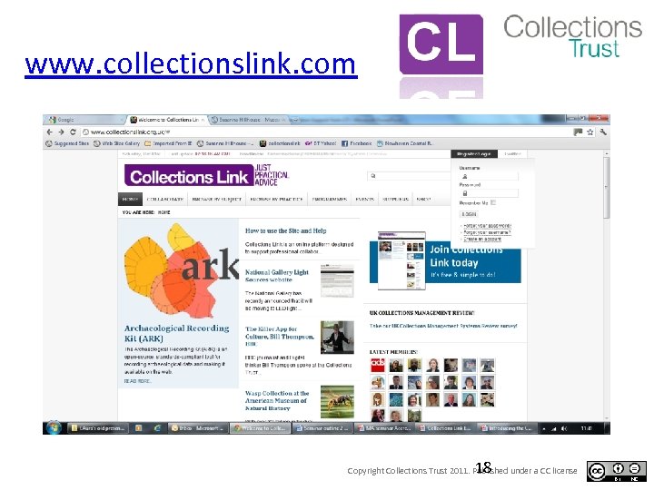 www. collectionslink. com 18 Copyright Collections Trust 2011. Published under a CC license 