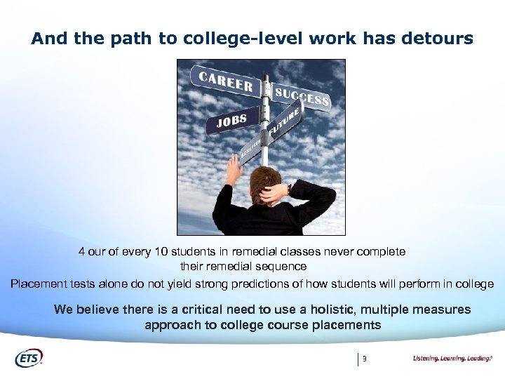 And the path to college-level work has detours 4 our of every 10 students