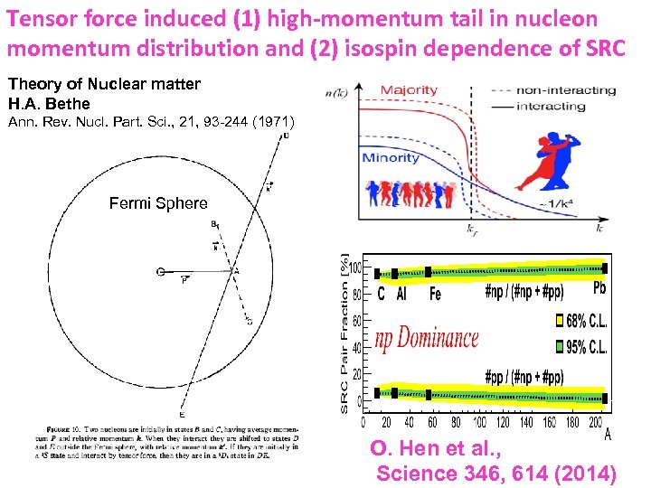 Tensor force induced (1) high-momentum tail in nucleon momentum distribution and (2) isospin dependence
