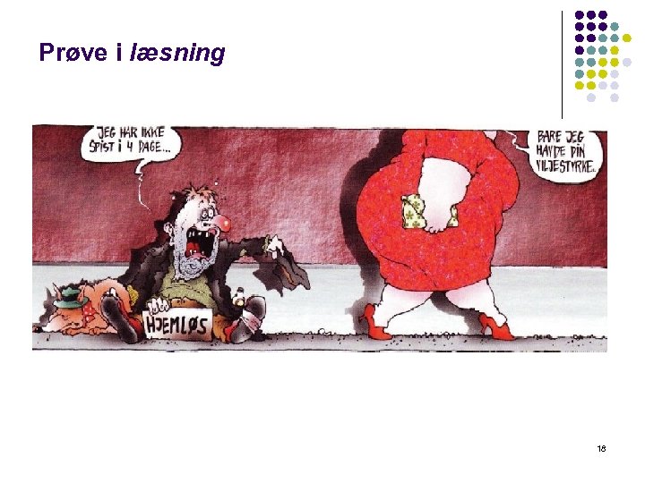 Prøve i læsning 18 