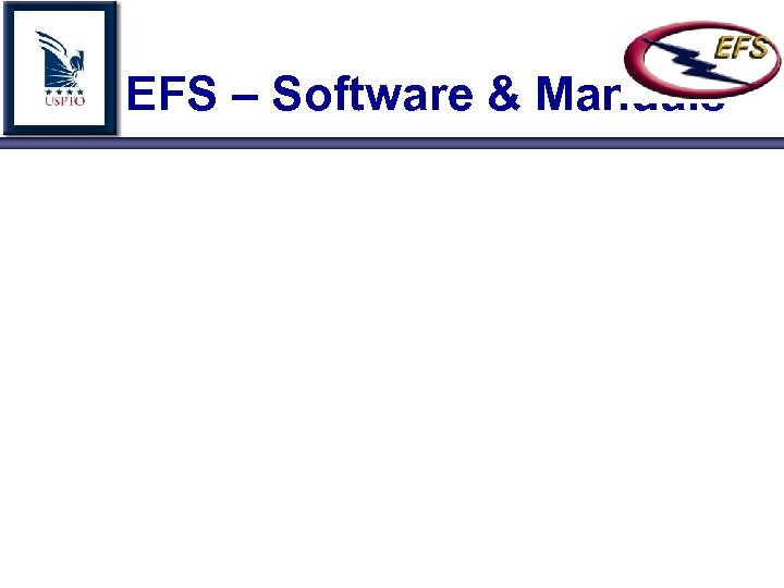 EFS – Software & Manuals 