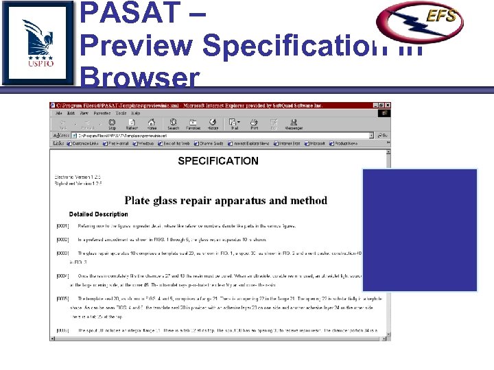 PASAT – Preview Specification in Browser 