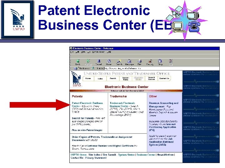 Patent Electronic Business Center (EBC) 