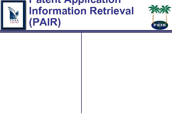 Patent Application Information Retrieval (PAIR) 