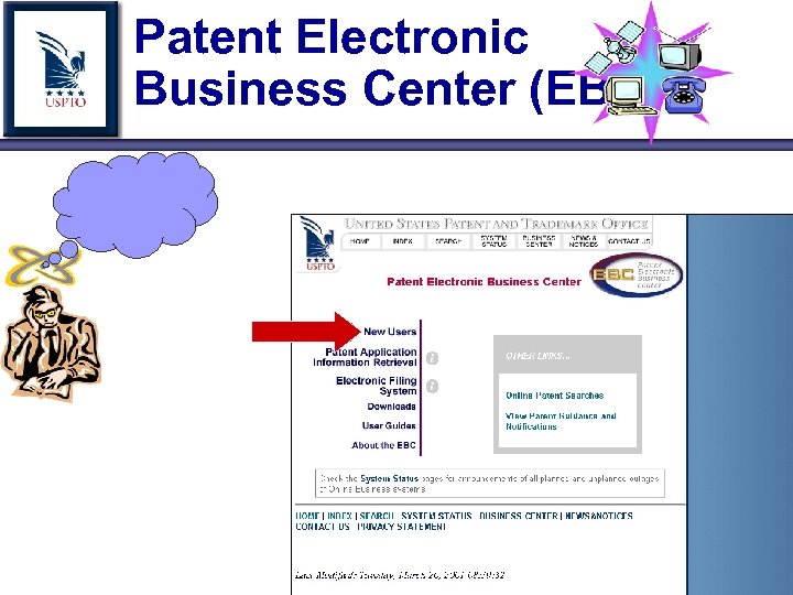 Patent Electronic Business Center (EBC) 
