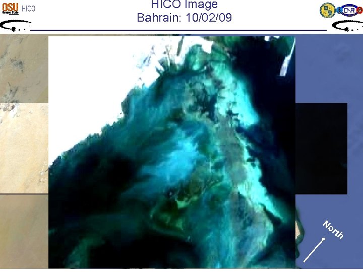 HICO Image Bahrain: 10/02/09 HICO Data No Google Earth 