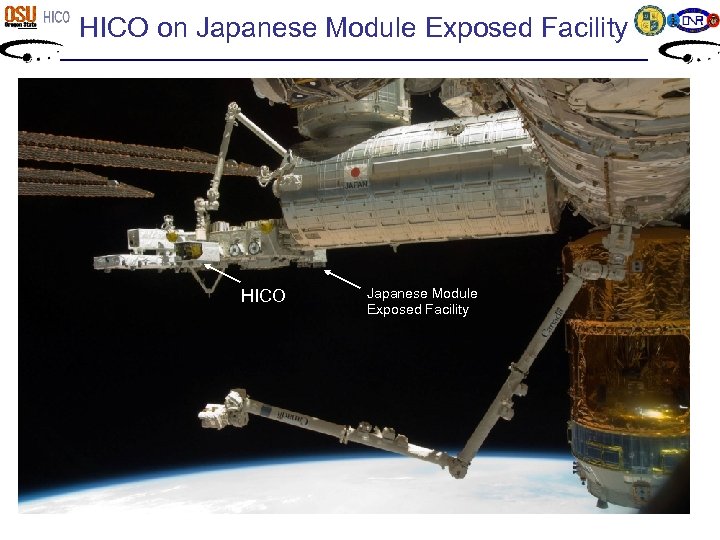 HICO on Japanese Module Exposed Facility HICO Japanese Module Exposed Facility 