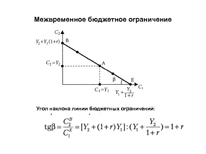 На рисунке показана модель межвременного выбора и фишера