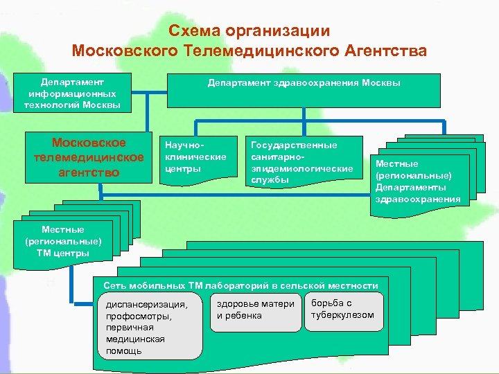 При телемедицинской консультации связь организуется по схеме