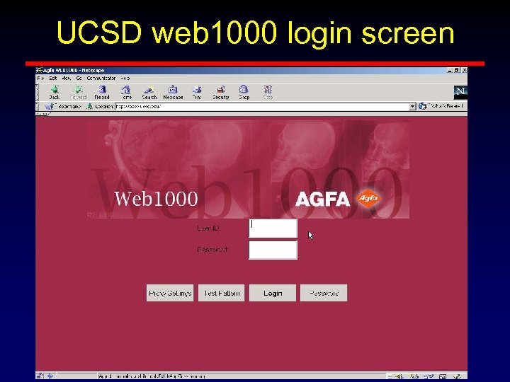 UCSD web 1000 login screen 