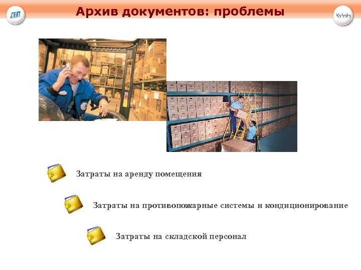 Архив документов: проблемы Затраты на аренду помещения Затраты на противопожарные системы и кондиционирование Затраты