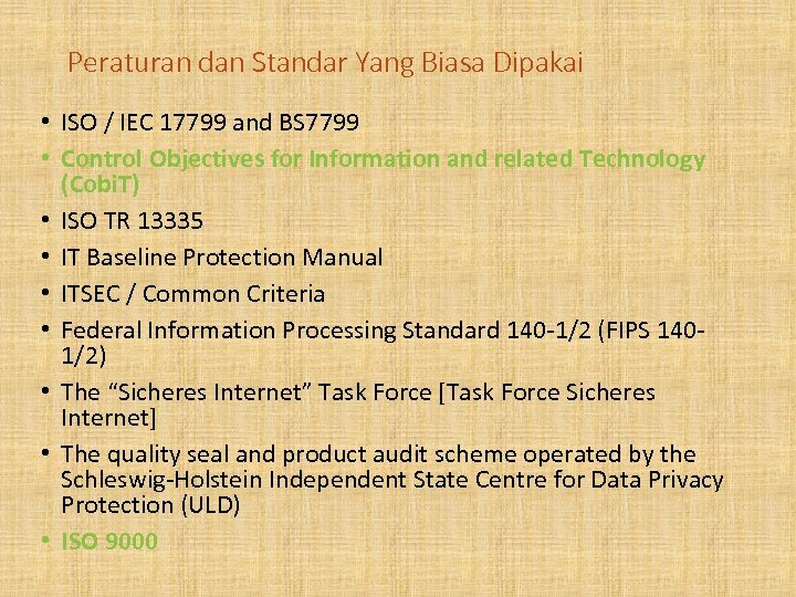 Iso iec 17799