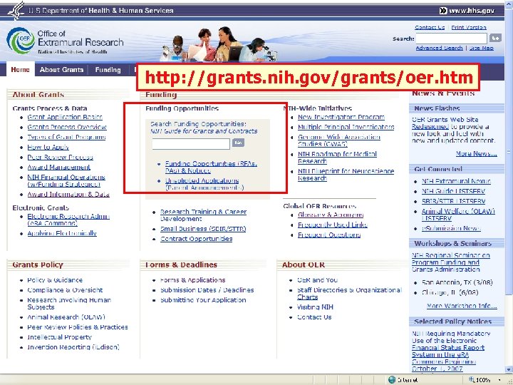 http: //grants. nih. gov/grants/oer. htm 