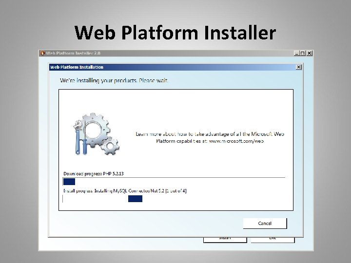 Web Platform Installer 